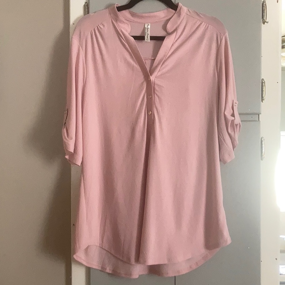 Pink Blouse / Professional Top